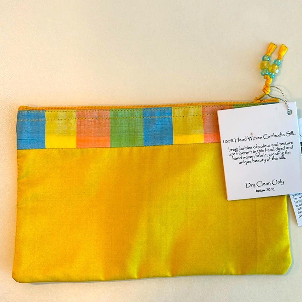 🇰🇭Cambodian Silk pouch